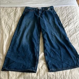 Gap Wide-Leg Blue Jeans